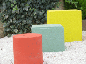 Borne béton cubique Barbat 3